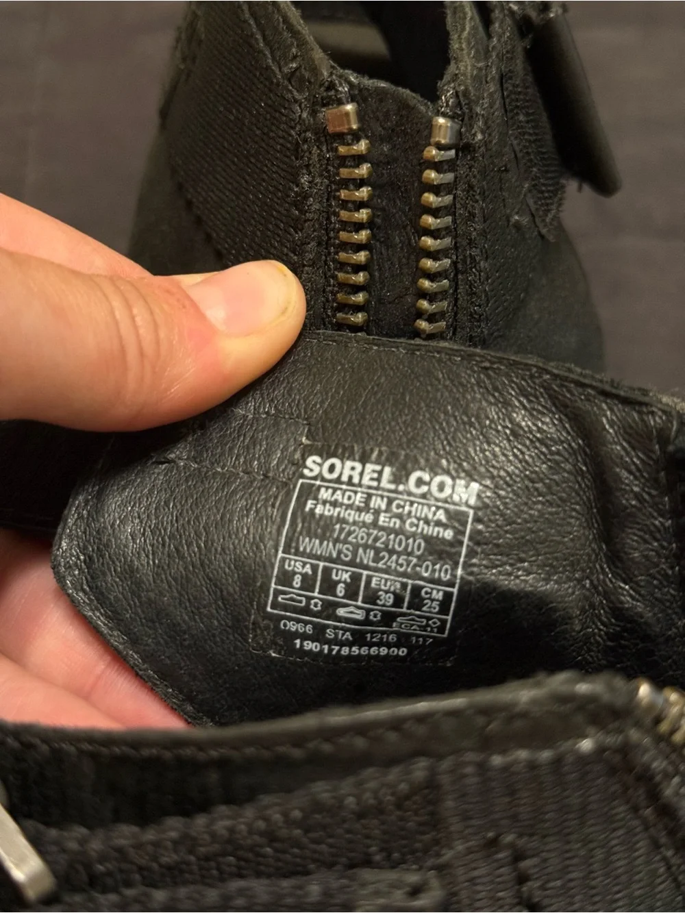 Sorel Joanie II Black Wedge Sandals with Ankle Strap